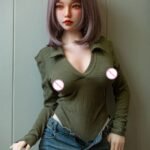 Hybrid Sex Doll Silicone Head Tpe Body Sex Doll