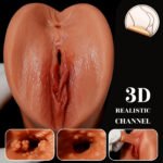 Realistic vagina-shaped male masturbator