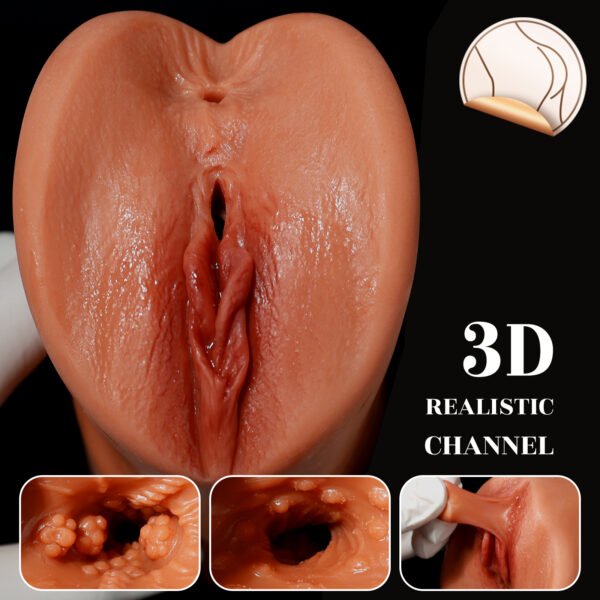 Realistic vagina-shaped male masturbator